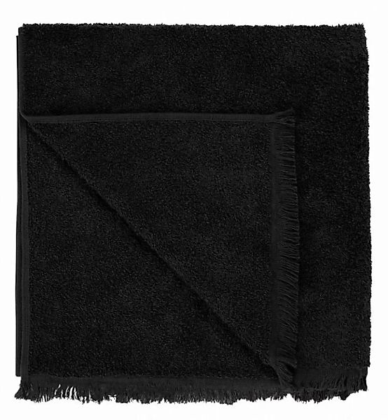 Blomus Handtücher FRINO Badetuch black 70 x 140 cm (schwarz) günstig online kaufen