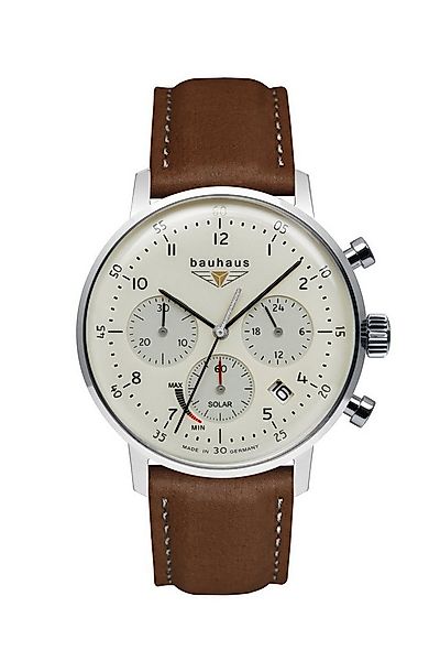 bauhaus Chronograph 2086-5, Armbanduhr, Herrenuhr,Solar,Stoppfunktion,Made günstig online kaufen