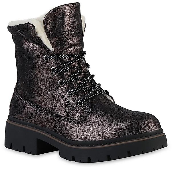 VAN HILL 841473 Schnürstiefelette Damen Leicht Gefütterte Schnürstiefelette günstig online kaufen
