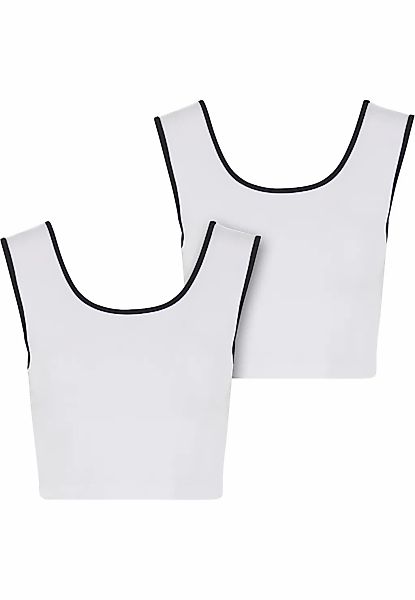 URBAN CLASSICS T-Shirt "Urban Classics Ladies Contrast Cropped Top" 1 Stk. günstig online kaufen