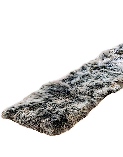 Dekoleidenschaft Tischläufer "Felloptik" schwarz / grau, aus Kunstfell, 20x günstig online kaufen