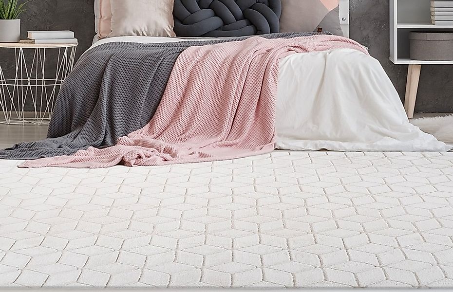 calo-deluxe Teppich "Jardan-1000" rechteckig 20 mm Höhe besonders weich dur günstig online kaufen