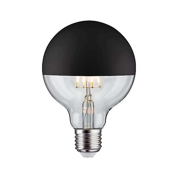 LED-Lampe E27 827 6,5W Kopfspiegel schwarz matt günstig online kaufen