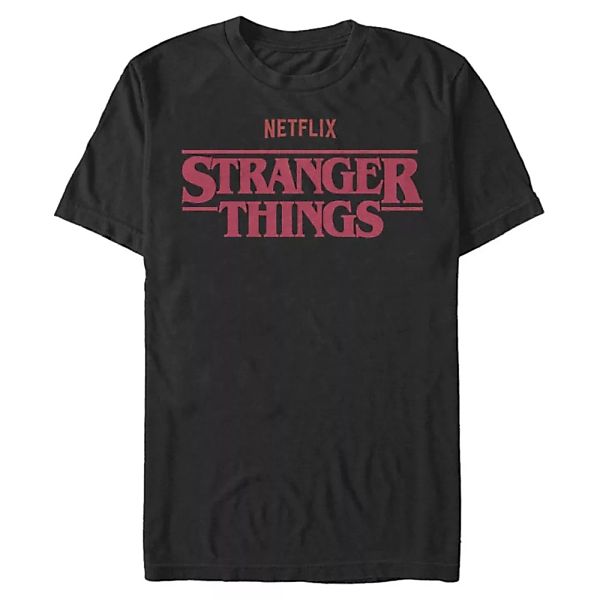 Netflix - Stranger Things - Logo Stranger - Männer T-Shirt günstig online kaufen