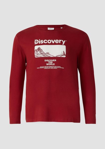 s.Oliver T-Shirt T-Shirt Longsleeve aus Baumwolle günstig online kaufen