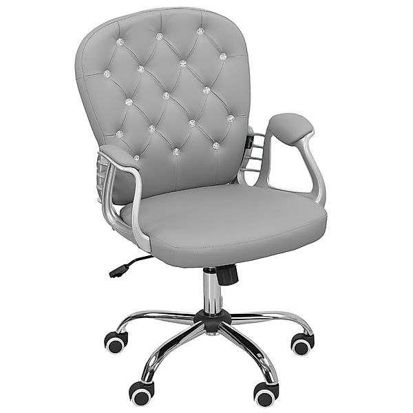 Vinsetto Bürostuhl, Ergonomisch Schreibtischstuhl mit Armlehne, Gepolsterte günstig online kaufen