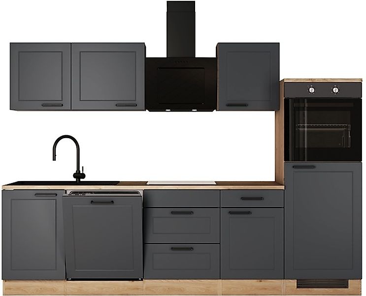 Flex-Well Küche »ROMEO & JULIA, im Landhaus-Stil, Breite 280 cm« L-280-2317 günstig online kaufen