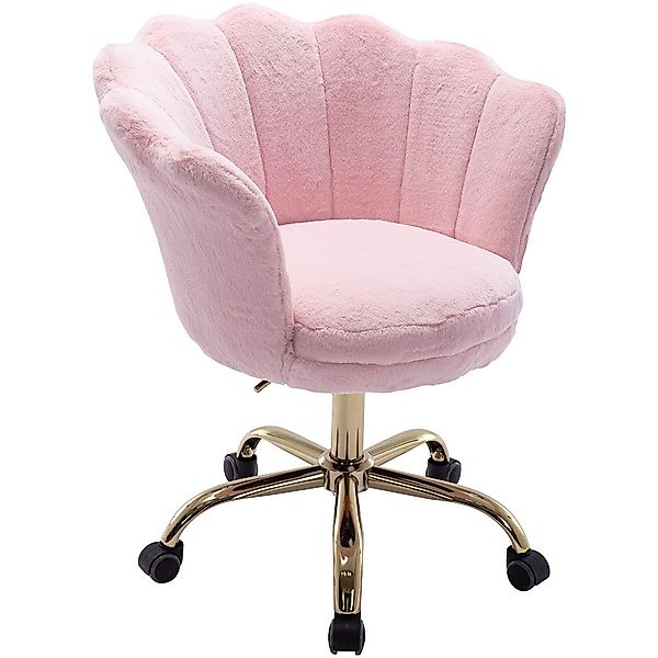 WAHSON OFFICE CHAIRS Loungesessel Bürostuhl Kunstfell günstig online kaufen