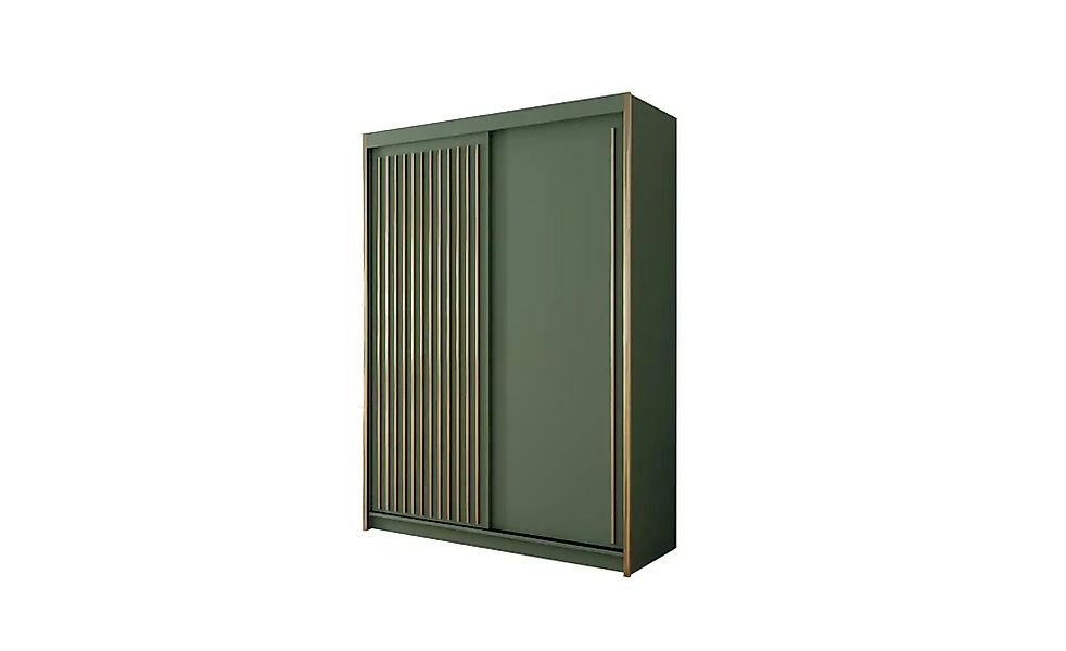 Schwebetürenschrank grün Tiara ¦ grün ¦ Maße (cm): B: 150 H: 216 Schränke > günstig online kaufen
