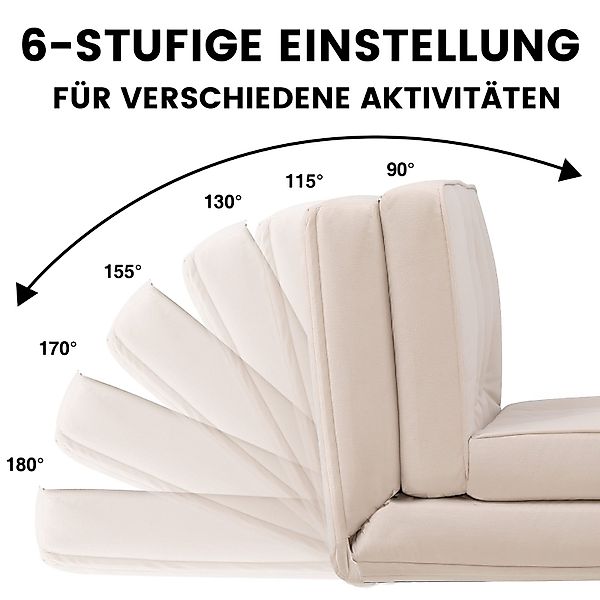 COMHOMA Kindersofa Schlafsofa Bodensofa Klappbar Bodensessel günstig online kaufen