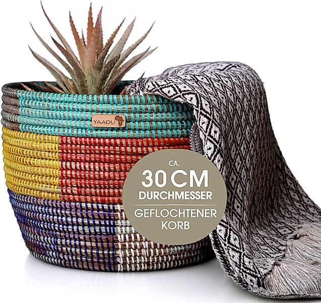 YAADU Dekokorb Geflochtener Aufbewahrungskorb – Pflanzenkorb, günstig online kaufen