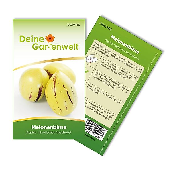 Deine Gartenwelt Birnenmelone Pepino Samen günstig online kaufen