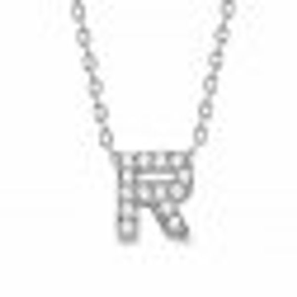 Anhänger mit Kette Buchstabe R 925/- Sterling Silber günstig online kaufen