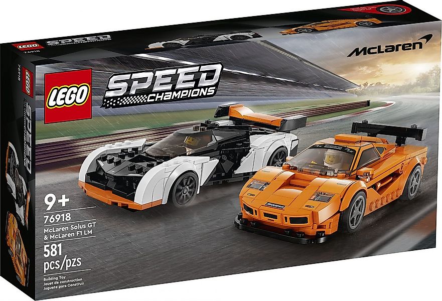 LEGO® 76918 McLaren Solus GT & McLaren F1 LM Konstruktionsspielsteine günstig online kaufen