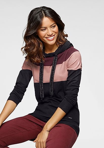 Laura Scott Strickpullover mit Kapuze und günstig online kaufen