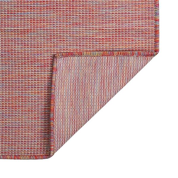 furnicato Teppich Outdoor-Flachgewebe 120x170 cm Rot günstig online kaufen