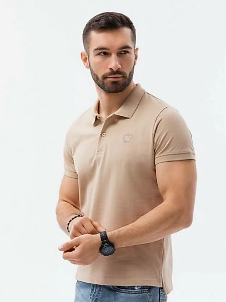 OMBRE Poloshirt Ombre Herren Poloshirt aus Baumwolle - beige S1374 L günstig online kaufen