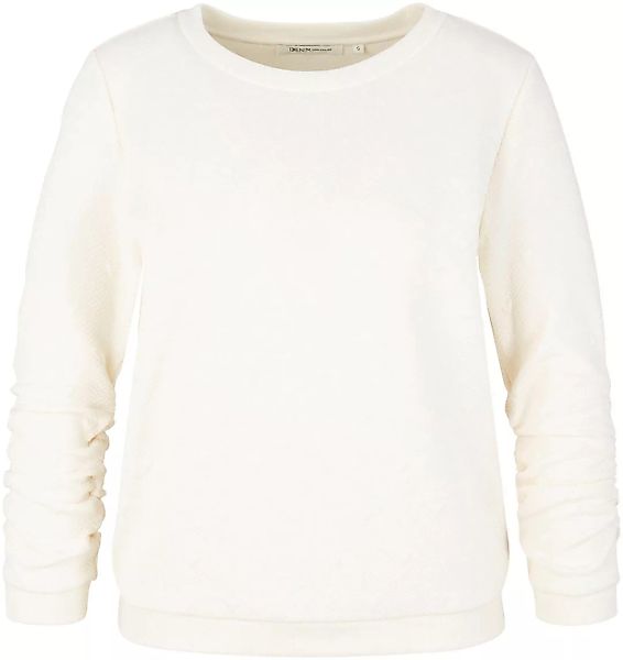 TOM TAILOR Denim Sweatshirt "Sweatshirt Struktur", (1 tlg.), mit Struktur u günstig online kaufen