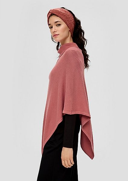 s.Oliver Poncho Indoor-Poncho Poncho aus Viskose-Baumwoll-Mix günstig online kaufen