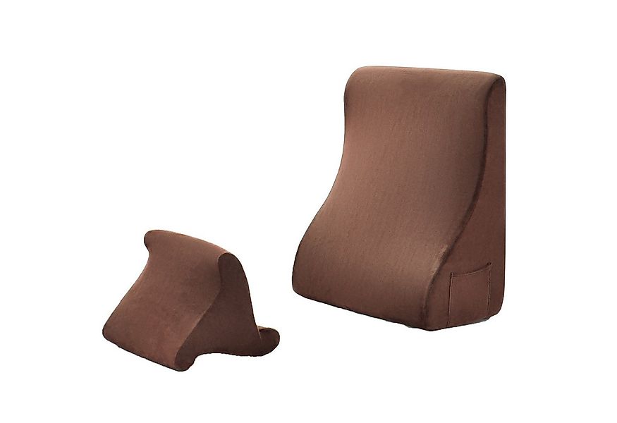 COSTWAY Keilkissen, mit Tablet-Kissenständer & Seitentaschen, abnehmbarer B günstig online kaufen