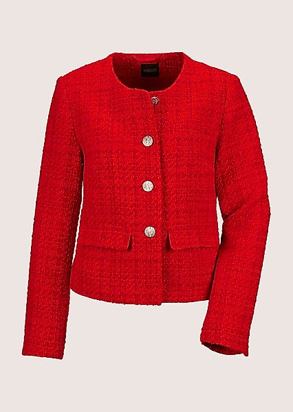 MADELEINE Jerseyblazer "Blazer Eleganter Tweed-Kurzblazer mit Metallknöpfen günstig online kaufen