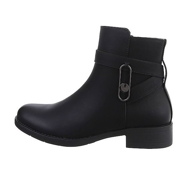 Ital-Design Damen Freizeit Stiefelette (81775211) Blockabsatz Flache Stiefe günstig online kaufen