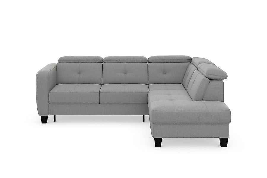 sit&more Ecksofa »Belluci L-Form« inklusive Federkern, wahlweise mit Bettfu günstig online kaufen