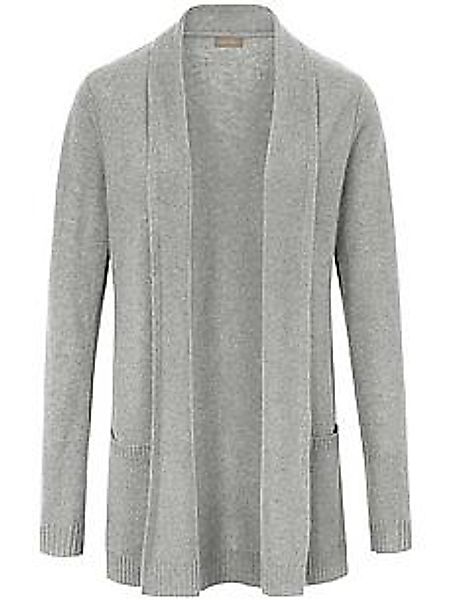 Strickjacke aus 100% Premium-Kaschmir Peter Hahn grau günstig online kaufen
