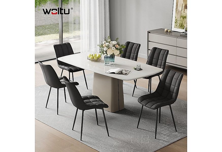 Woltu Esszimmerstuhl (4 St), Küchenstuhl mit Rückenlehne, Metallbeine günstig online kaufen