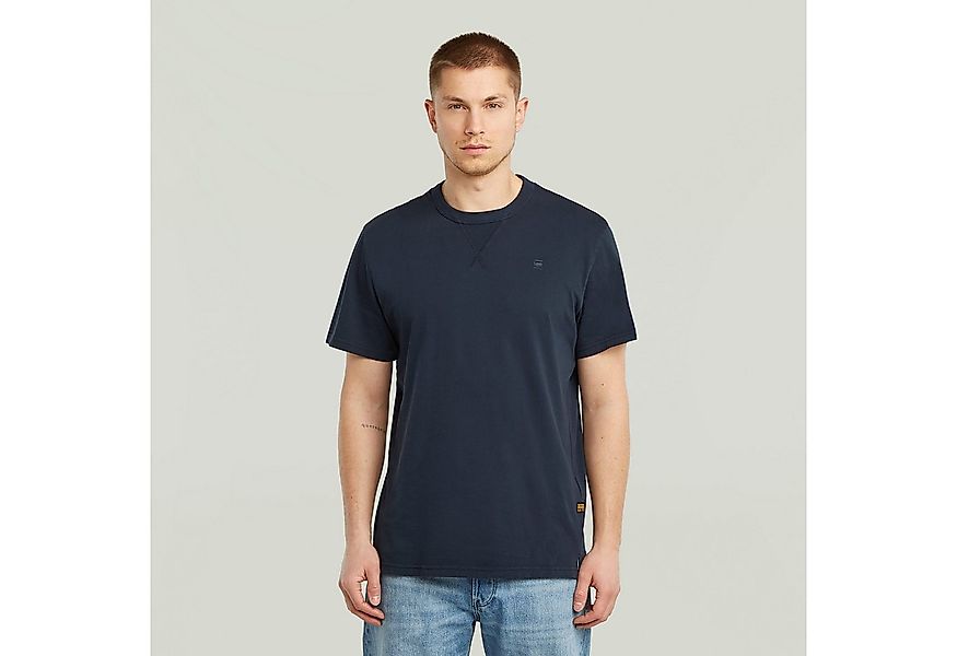 G-STAR T-Shirt Nifous Rundhals, mit Rippeinsatz günstig online kaufen