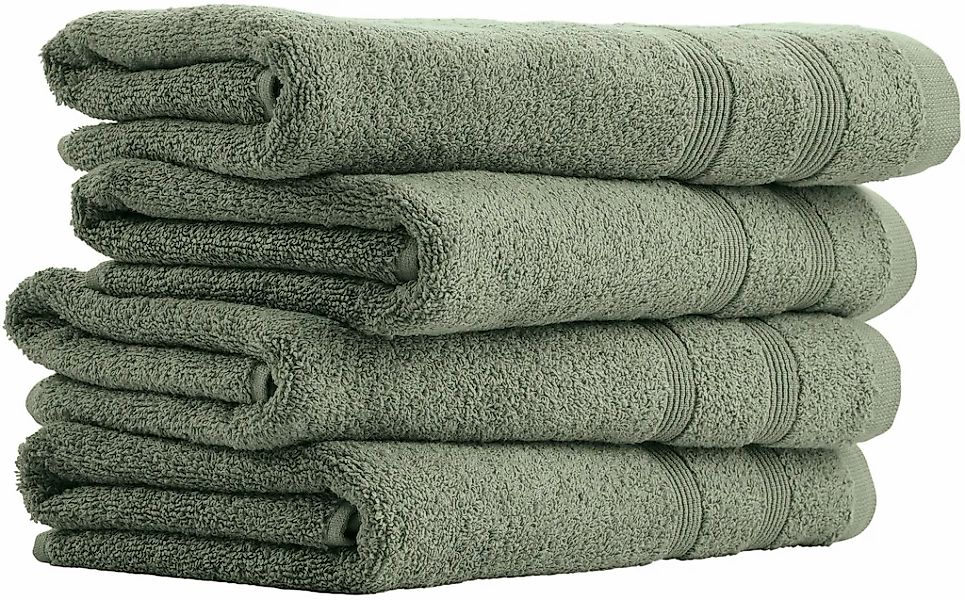 uncover by SCHIESSER Handtücher "Brooklyn mit dezenter Bordüre in Hoch-Tief günstig online kaufen