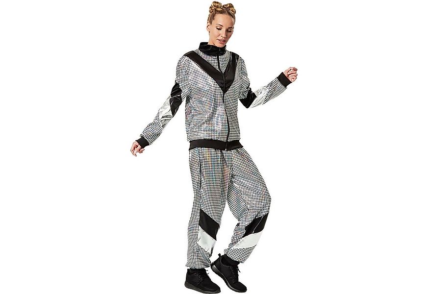 dressforfun Kostüm Damenkostüm, Jacke und Hose im glänzenden Retro-Look. günstig online kaufen