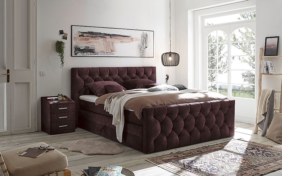 ED EXCITING DESIGN Boxspringbett "Cashfield", OTTOs günstig online kaufen