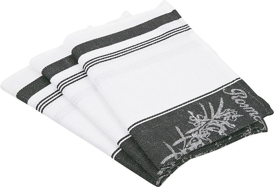 ROSS Geschirrtuch Exclusiv, (Set, 3-tlg), Mittelstreifen günstig online kaufen