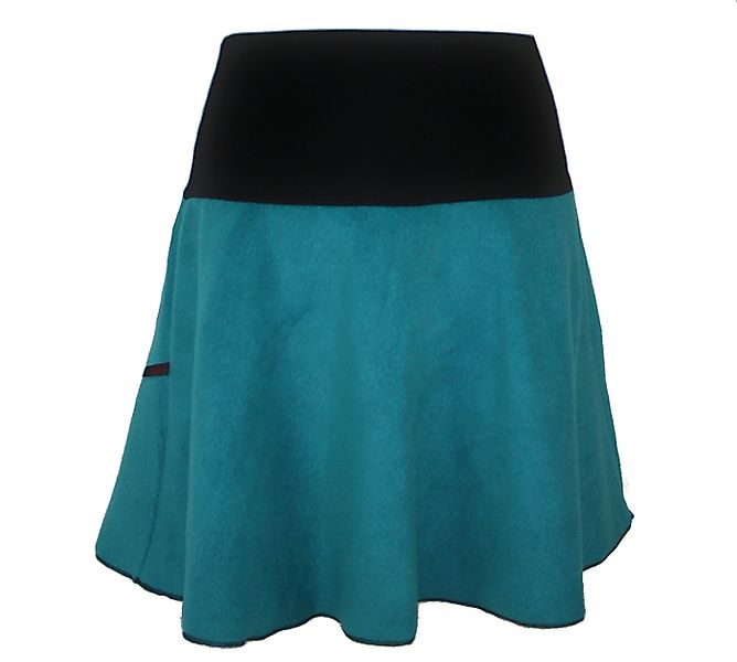 dunkle design Minirock Fleece 45cm Farbwahl günstig online kaufen