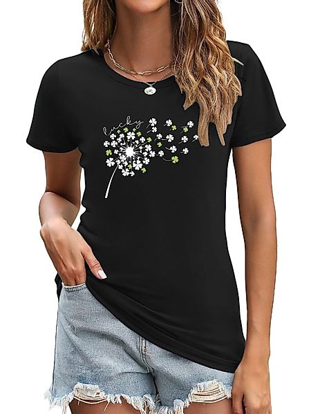 PYL Kurzarmshirt Damen Sommer Casual T-Shirt günstig online kaufen