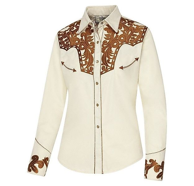 Stars & Stripes Langarmbluse Janice Westernbluse bestickt günstig online kaufen