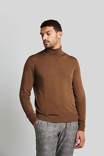 bugatti Rollkragenpullover aus 100 % Merinowolle günstig online kaufen