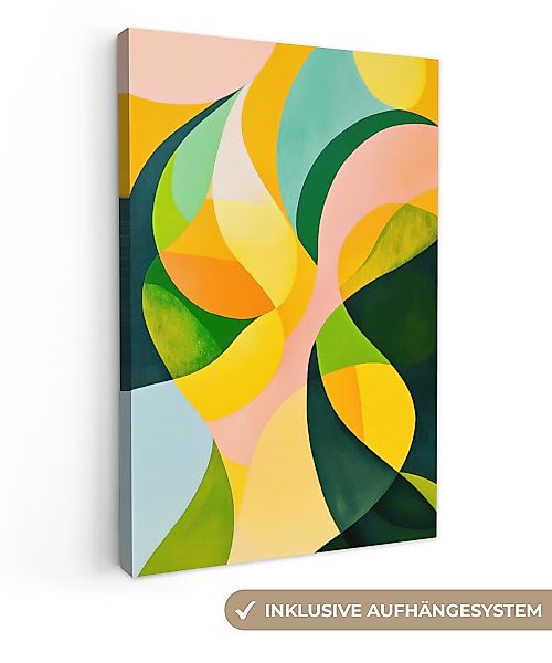 OneMillionCanvasses® Leinwandbild Abstrakt - Gelb - günstig online kaufen