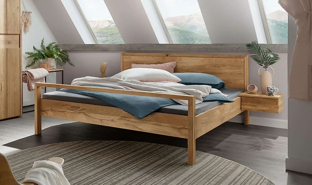 Home affaire Schlafzimmer-Set "Huven Schlafzimmer" 3 Stk. tlg. Massivholzbe günstig online kaufen