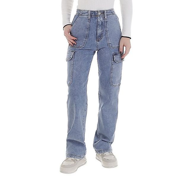 Ital-Design Cargojeans Moderne Damenjeans für vielseitige Anlässe (89231355 günstig online kaufen