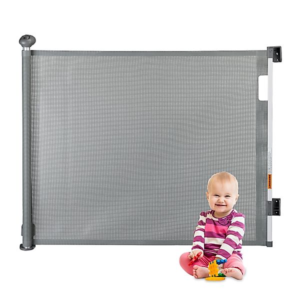 relaxdays Universalschutzgitter Treppenschutzgitter Design B 70-180 günstig online kaufen