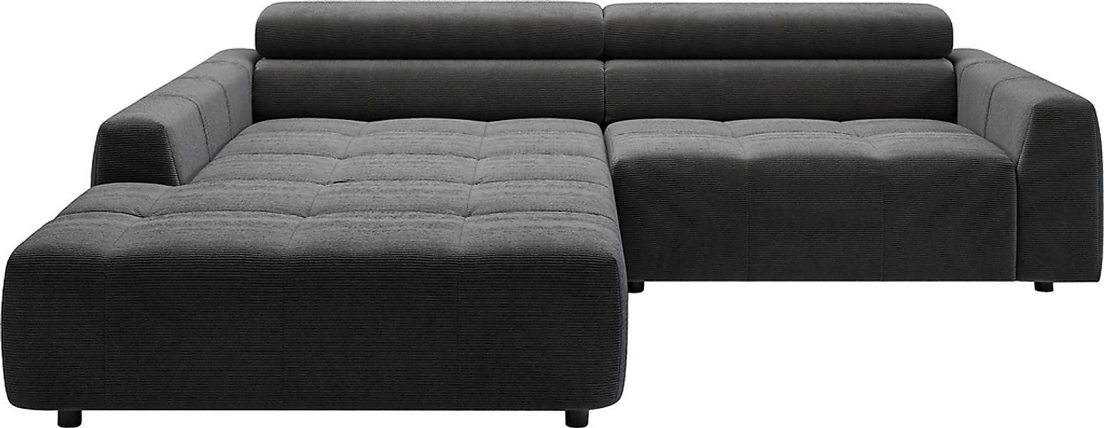 3C Candy Ecksofa "Denver auch mit Cord- und Easy care-Bezug, Kopfteilverste günstig online kaufen