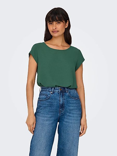 ONLY Kurzarmbluse ONLVIC S/S SOLID TOP günstig online kaufen
