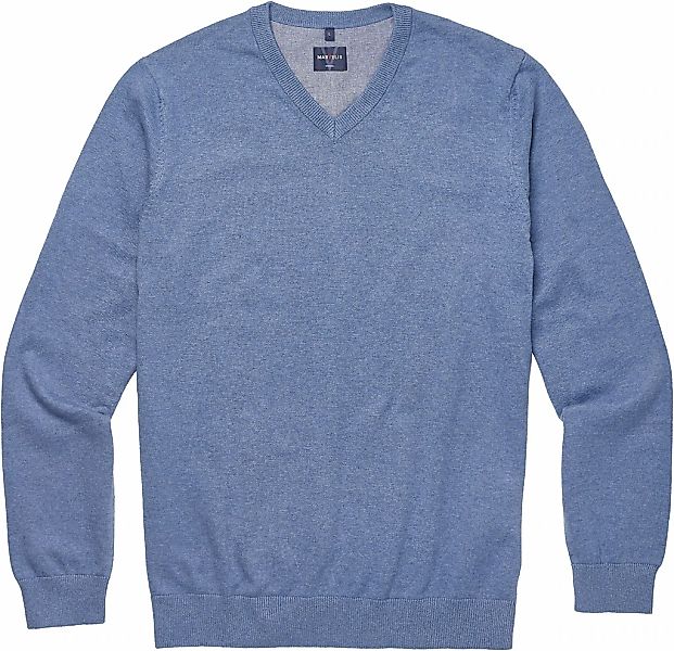 MARVELIS Strickpullover V-Ausschnitt, regular fit, Baumwolle günstig online kaufen