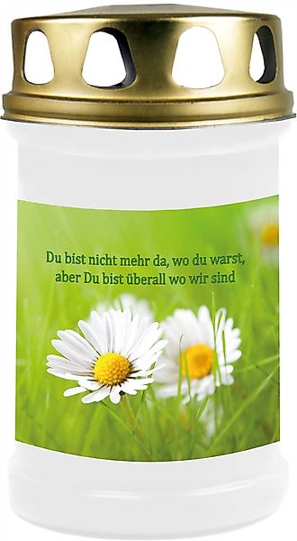 HS Candle Grabkerze, Grabkerze Brenndauer 170 günstig online kaufen