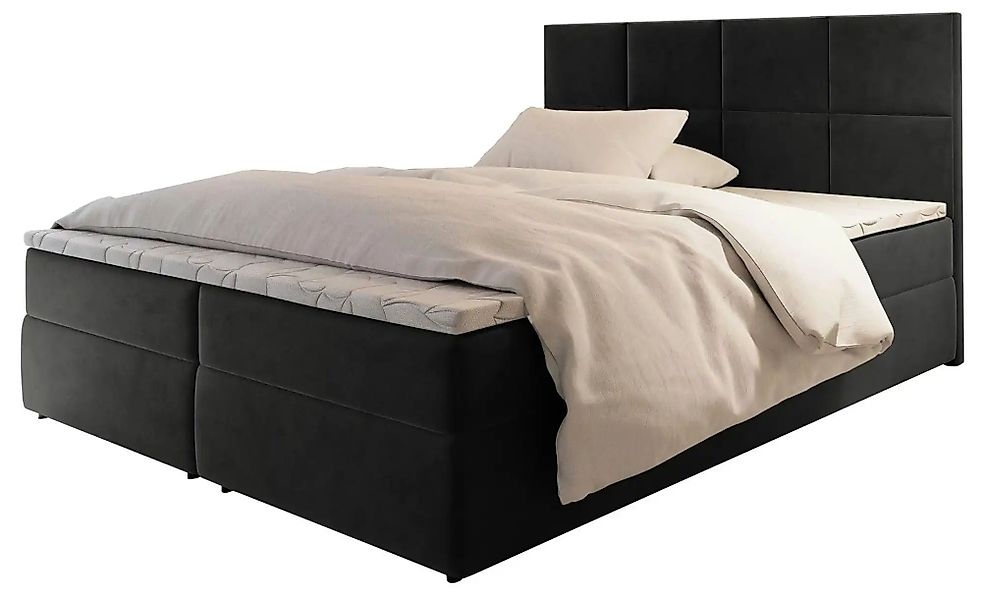 MASSENO Boxbett mit Bettkasten Lena ¦ grau ¦ Maße (cm): B: 140 H: 98 Betten günstig online kaufen