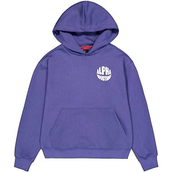 Alpha Industries  Sweatshirt Logo Hoodie BP Wmn - night purple günstig online kaufen