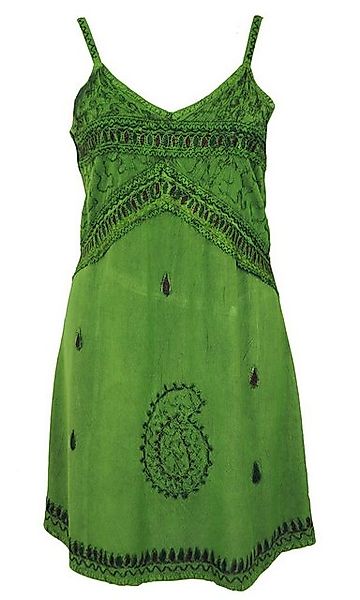 Guru-Shop Midikleid Besticktes indisches Kleid, Boho Minikleid -.. alternat günstig online kaufen