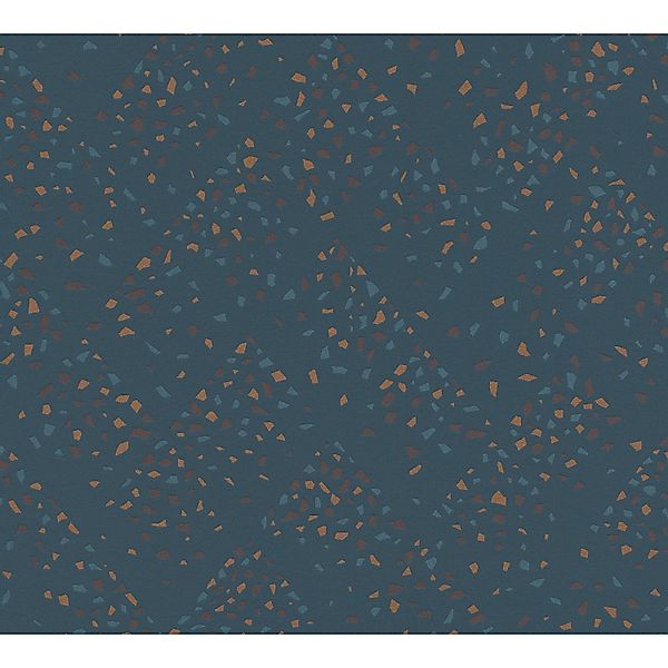 Vliestapete New Walls Grafisch Muster Glanz Leicht Strukt. Blau Grün FSC® günstig online kaufen